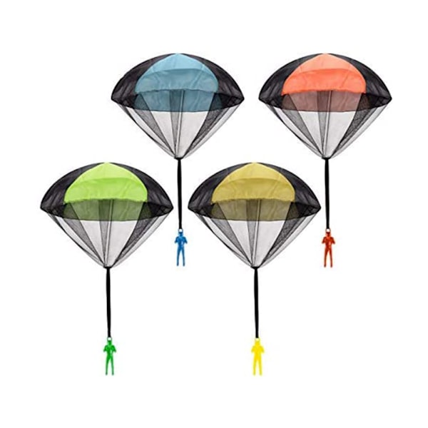 Faldskærmlegetøj, Tangle Free Throwing Toy Parachute (4 stk. sæt)