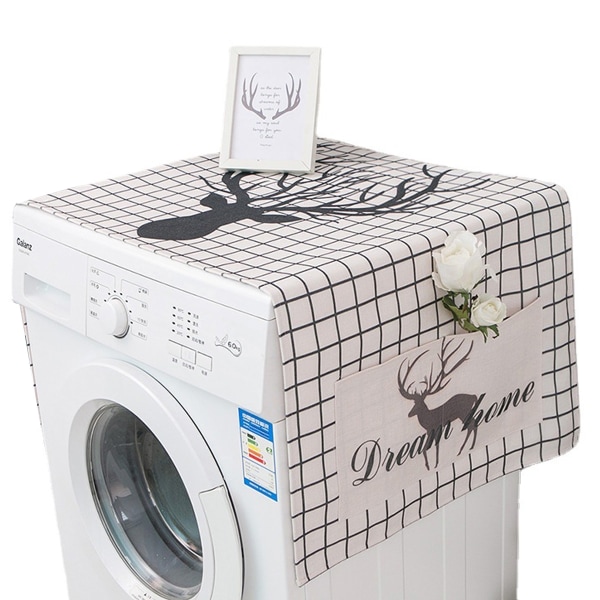 Anti-skli vaskemaskin og tørketrommel toppdeksler, støvtett vaskemaskin og tørketrommel