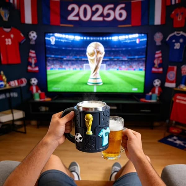 VM-tema 3D-präglad mugg: Cristiano Ronaldo nr 7 tröja minnesmugg
