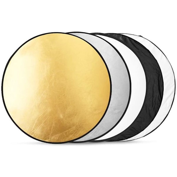 Bärbar Hopfällbar Multi-Disc Fotografi Ljusreflektor, Förbättra Dina Bilder Genom Att Blockera Oönskat Ljus Och Studsa Ljus, Perfekt