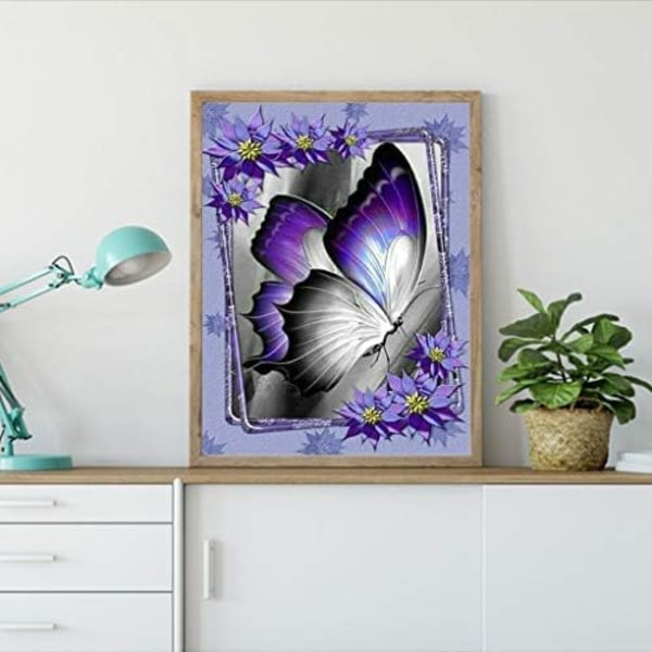 Elegant Heminredning, DIY Diamantkonst-kit för Oförglömlig Kreativitet, Vattentät Canvas & HD-tryck, Lindra Stress & Förbättra