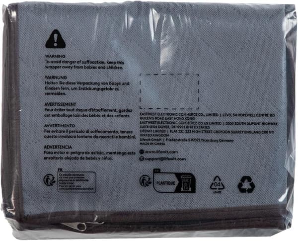 3-pack Klädförvaringsväska 60L, Flyttkartong Förvaringslåda