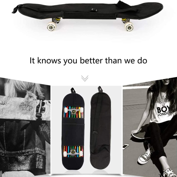 Skateboard Tote Vandtæt Oxford rygsæk op til 30" (80 cm)