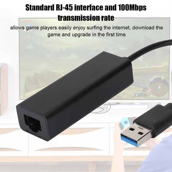USB 3.0 til Ethernet RJ45 Gigabit Netværkskort til Switch Wii Wii U