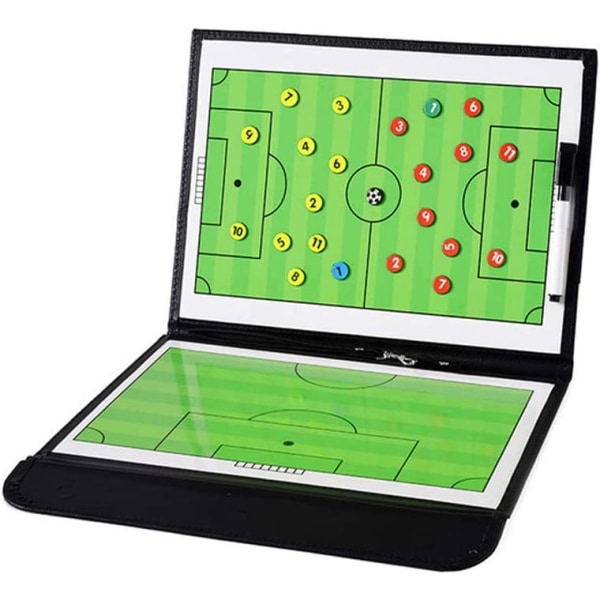 Coach Tactic Board Magnetic Kit - med tørrsletter, markør