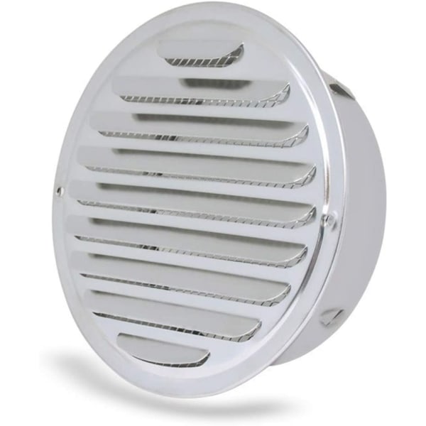 Ventilatorgitter - Rund ventilasjonsgitter, ventilasjonsåpning i rustfritt stål