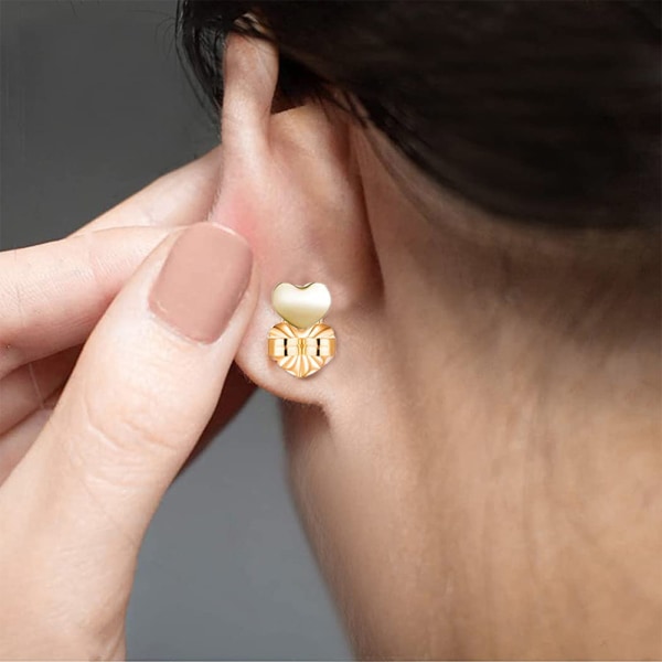 3 par øreringe løftere, justerbar krone øreringe ryg