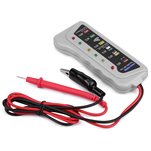 Avancerad LED Batteritestare, Analysator Med Universell Passform För Omfattande Diagnostik Av Ditt Fordons Batterikondition