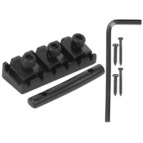 Låsmutter för elgitarr, gitarrtremolobrygga låssystem med stränglåsdesign, dubbellåsande tremolosystem kompatibelt med Floyd Rose