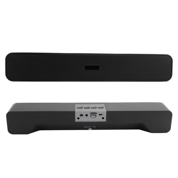 Soundbar för TV med Bluetooth-anslutning, högpresterande stereosurroundljudsystem med inbyggd brusreduceringsprocessor, stöder U-disk
