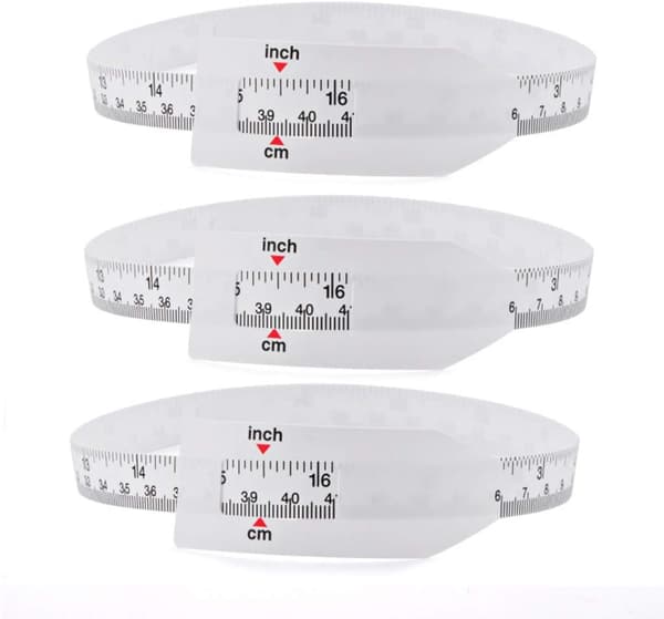 3 stk 60 cm/24 tommer hodebåndmål Baby hodeomkrets mål