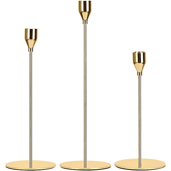 Robust metallkonstruktion, dekorativ ljusstake, bröllopsdekoration, elegant design, utsökt presentidé, bordsdekoration, passar