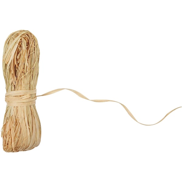 Miljövänligt Raffiaband, 6 x 50g Förpackningar Med Naturfiber, Perfekt För Hantverk, Presentinslagning Och Säsongsdekorationer, Lägg Till En Rustik Touch Till Dina