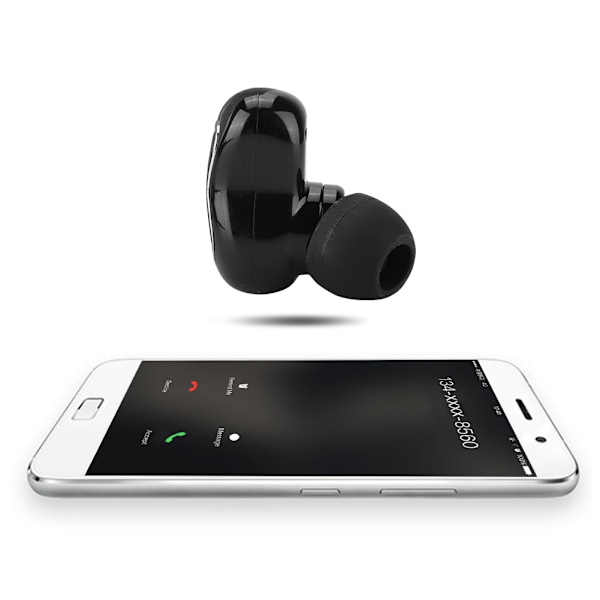 X7 Mini Vattentätt Öronclips, Öppna Hörlurar För Säkra Utomhusaktiviteter, Ultralång Speltid Med Avancerad Bluetooth-Version (Svart)