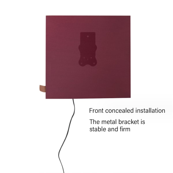 Metallfäste för bas- och väggmontering, väggfäste med skärmade magneter, enkel installation säkerställer stabilitet för kraftiga högtalare