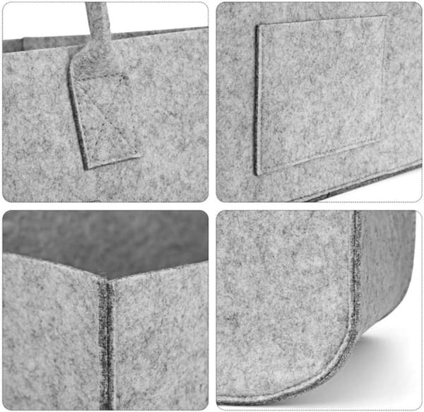 Oppbevaringspose for ved - Vanntett poseholder for ved Filtpose Ho