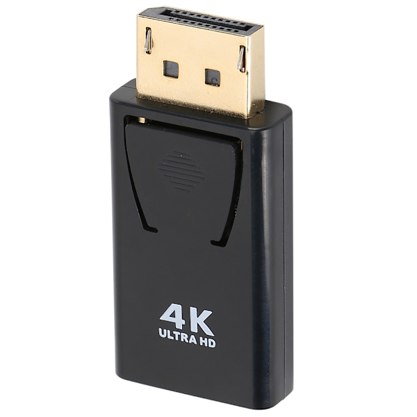 4K Ultra High Definition DisplayPort till HDMI Adapter, Stöder 4Kx2K Upplösning, Högrent Syrefri Koppar, Hot Pluggable, för Datorer, Monitorer,