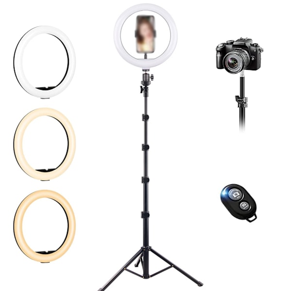 Mångsidig Selfie Ring Light för Fängslande Selfies &amp; Professionella Foton, Utdragbart Stativ Erbjuder Stabilitet &amp; Flexibilitet, Universell