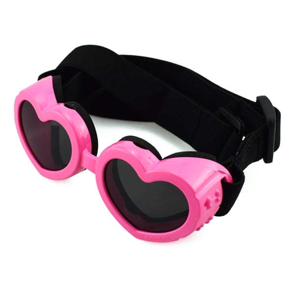 Hundesolbriller Små beskyttelsesbriller Justerbar rem UV-beskyttelse Hund