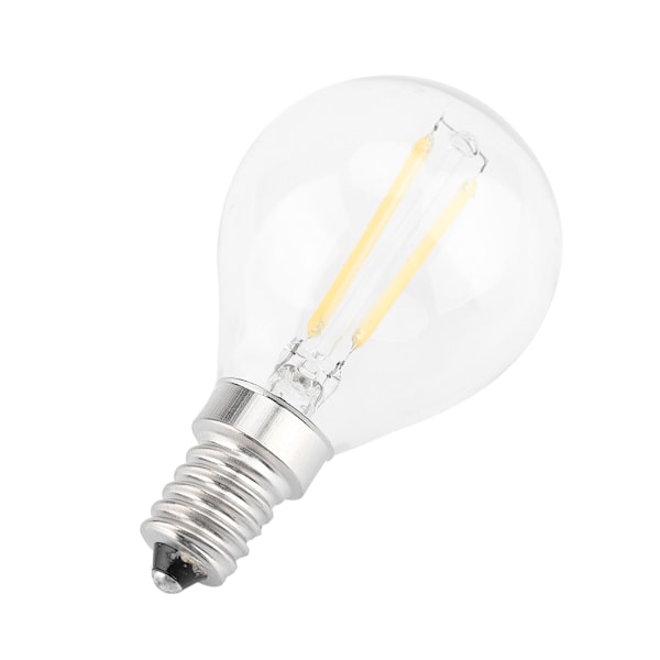 2W E14 G45 LED Lille Glødetråd Pære LED Lys Lampe Lys 220V Varmt Hvid