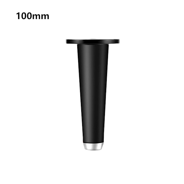 100 cm massive skabsfødder poleret slidstærkt konisk design