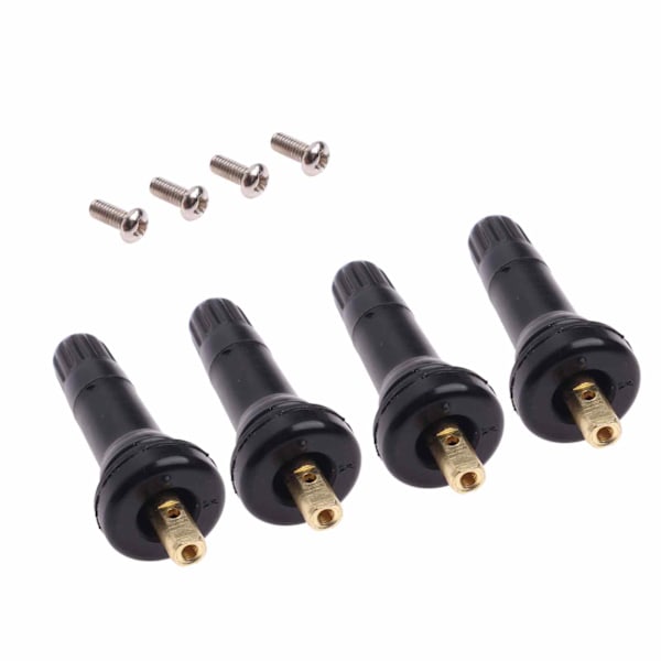 Rengasventtiilityökalu, 4 kpl TPMS-venttiilin varsi Rengaspaineen valvontajärjestelmän venttiilin varsi, TPMS-anturisarja 4 kpl, TPMS-auton rengaspaineanturi
