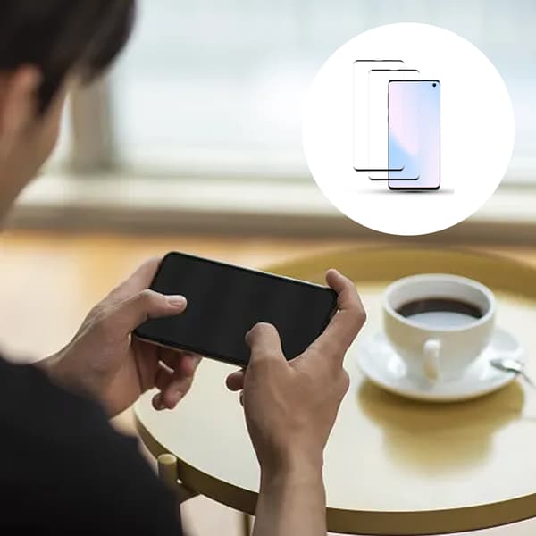 2-pack Samsung S10 Skärmskydd - Härdat Glas 9H - Superkvalitet 3D
