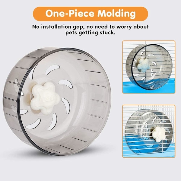 Lättrengjord Hamsterhjul, Hållbart Hamsterhjul för Oändligt Skoj, Halkfri Design Säkerställer Säkra och Spännande Träningspass