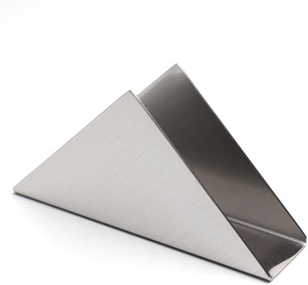 (17*8.6*4.5cm, sølv) 1 håndklestativ i rustfritt stål moderne kunst til