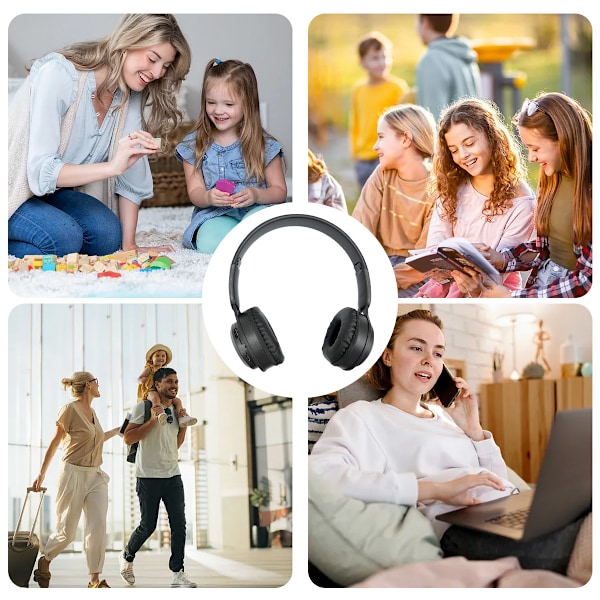 Hi-Fidelity Over Ear Hörlurar, Avancerad Bluetooth 5.4, ENC Samtalsbrusreducering, 70 timmars uppspelning, Anpassningsbar EQ för Resor, Sport & Daglig Vila,