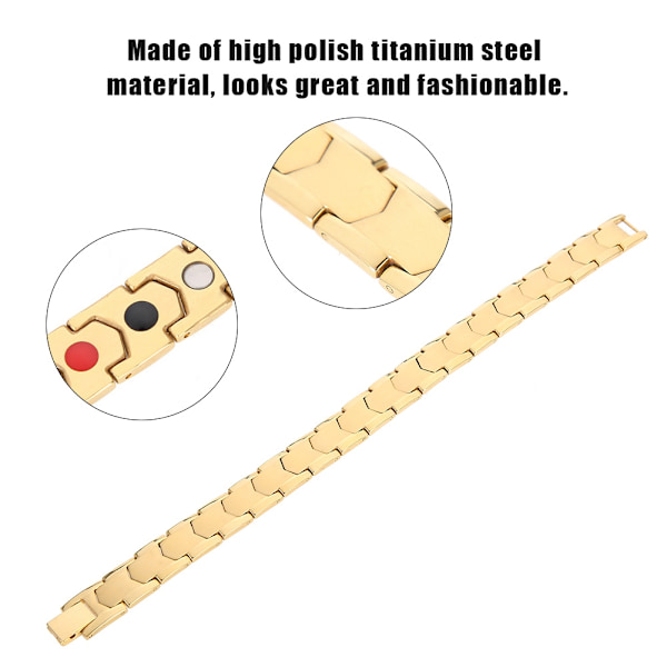 Chic Utsökt Magnetiskt Kopparband, Maximal Magnetisk Styrka För Män, Förbättrar Energi Och Metabolism, Justerbar Armbandslängd För Födelsedagspresenter