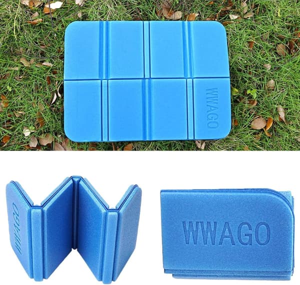3-pack Hopfällbara Sittdynor Campingmatta Bärbar Skumfolie