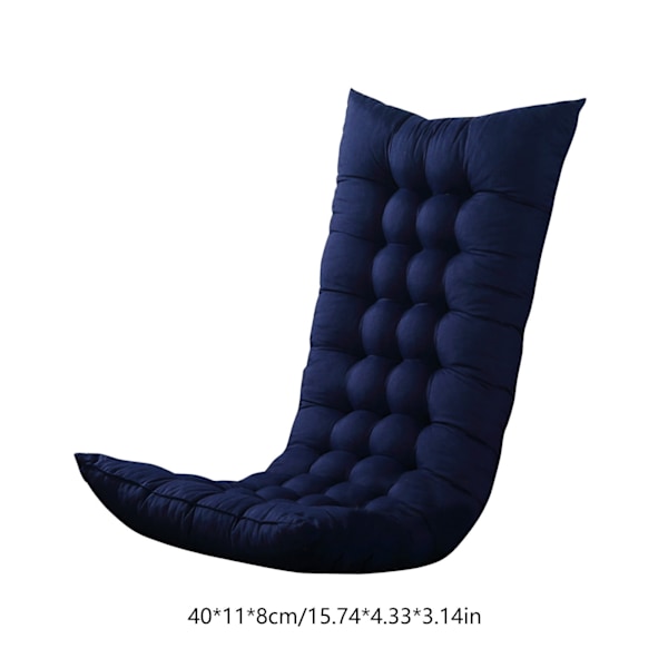 Schäslong Dyna Vattentät Inomhus Utomhus Memory Foam Lounge Sittdyna med Band, Mjuka Förtjockade Schäslong Dynor för Utomhusbruk