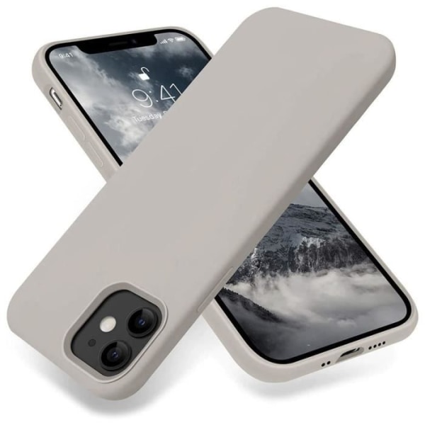Riff Slim &amp; Soft Silikon Bakskal till Apple iPhone 15 Pro Grå