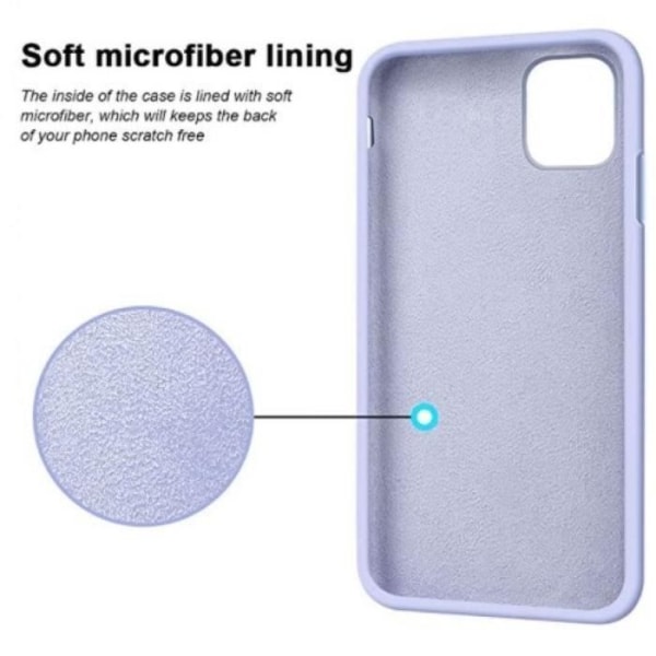 Riff mjukt silikon bakskal till Apple iPhone 12 Mini, tunnt och flexibelt, ljusblått