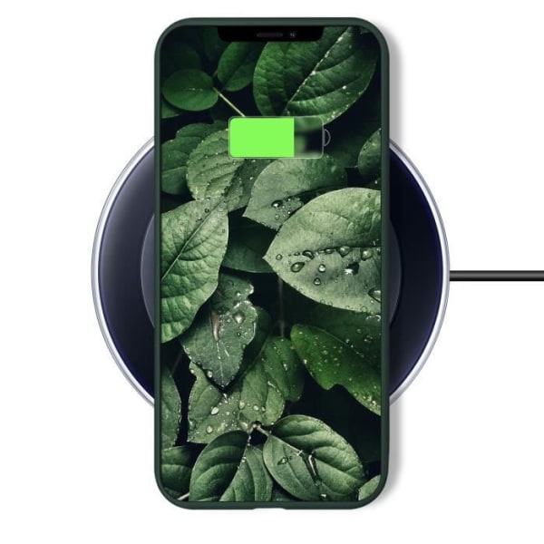 Moozy Minimalist Series Silikontelefonfodral för iPhone X och iPhone XS, Skogsgrön - Matt finish, Mjukt och Slim Cover Cov