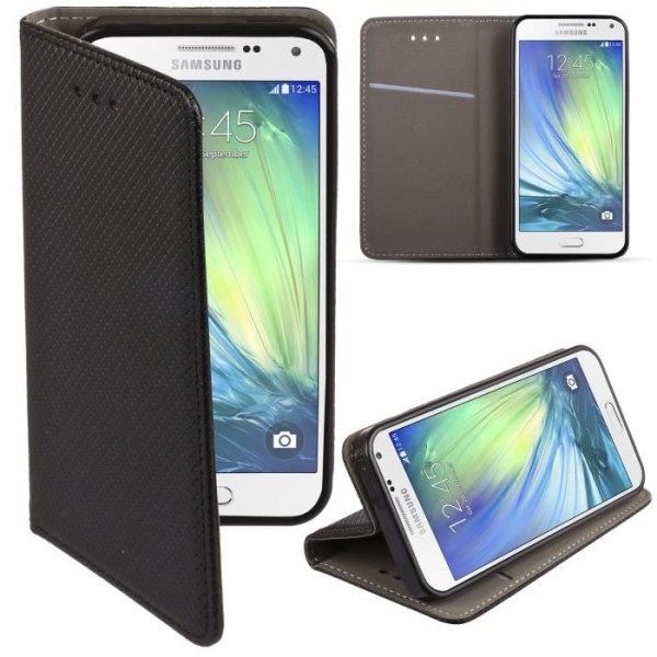 Slim Case - Moozy® Magnetic Smart Flip Case för Samsung A510 Galaxy A5 med hopfällbart ställ och tyst telefonhållare...