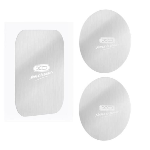 XO Y2 Sticker Pack för magnetiskt bilfäste eller telefonfodral (3st) Silver