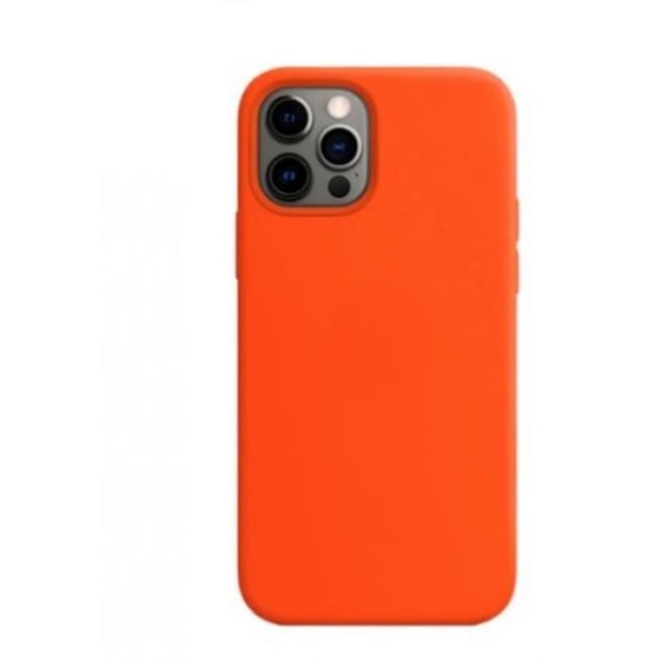 Riff Slim &amp; Soft Silikon Bakskal till Apple iPhone 12 Mini Orange