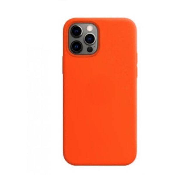 Riff Slim & Soft Silikon Bakskal till Apple iPhone 12 Mini Orange