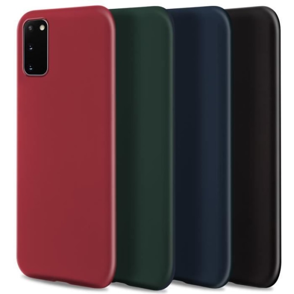 Moozy livsstil. Fodral för iPhone X och iPhone XS, mörkgrönt - Silikonfodral med matt finish och mjukt mikrofiberfoder Mörkgrön