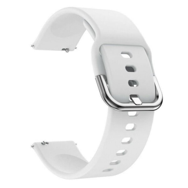 Riff Silikonrem för Samsung Galaxy Watch 22mm Bredd Vit
