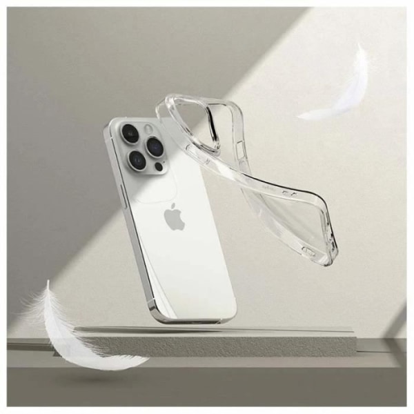 Riff Ultra Thin Silikon Bakskal till Apple iPhone 15 Clear