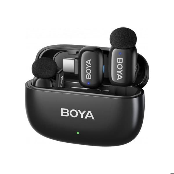Trådløs mikrofon - BOYA - mini-14 - Kompakt og raffineret - 6 timers batterilevetid - 48 kHz/16 bits