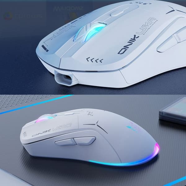 Trådlös gamingmus - ONIKUMA - CW917 - DPI 800-2800 - RGB-belysning - USB-C / Trådlös