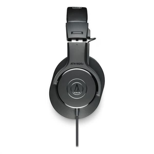 Studiohörlurar - AUDIO TECHNICA - ATH-M20x - Circumaural - Aktiv brusreducering - Svart Svart