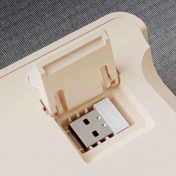 Trådløst tastatur - ABIESSENCE - M96 - Indbygget skærm - Bluetooth/USB dobbelt tilstand - Holdbart PBT
