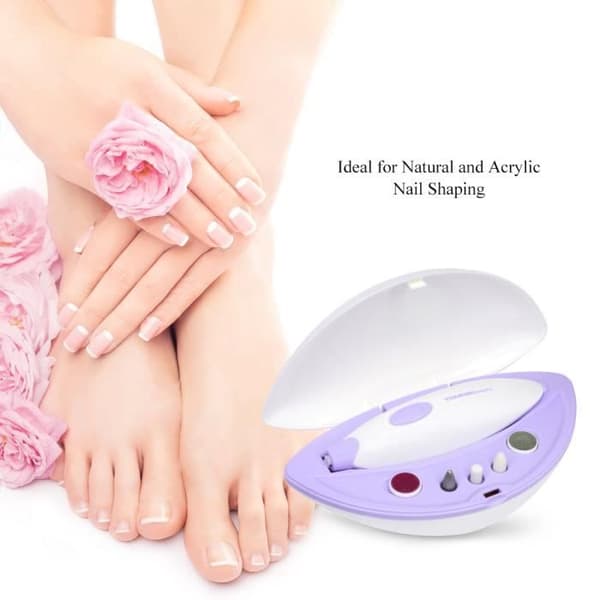 Sæt Manicure/Pedikyr Elektrisk - TOUCHBeauty® - TB-1039 - 5 Tilbehør - 2 Hastighedsniveauer - Kvinde