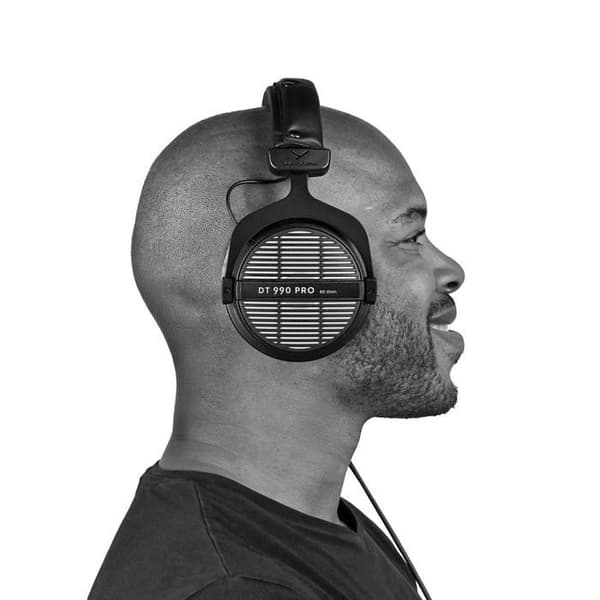 Professionell övervakningshörlurar - BEYERDYNAMIC - DT 990 PRO - 80 Ohm - öppen - circumaural trådad
