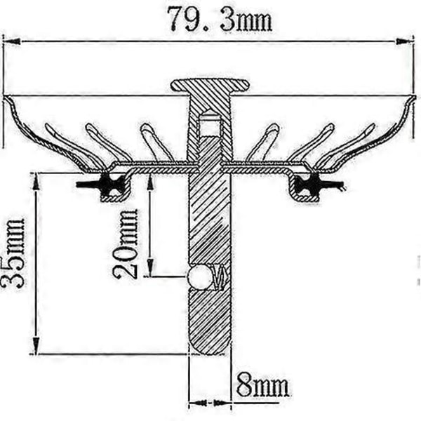 Franke Håndvask Avløpskurv Diameter 80 Mm Frankeaa